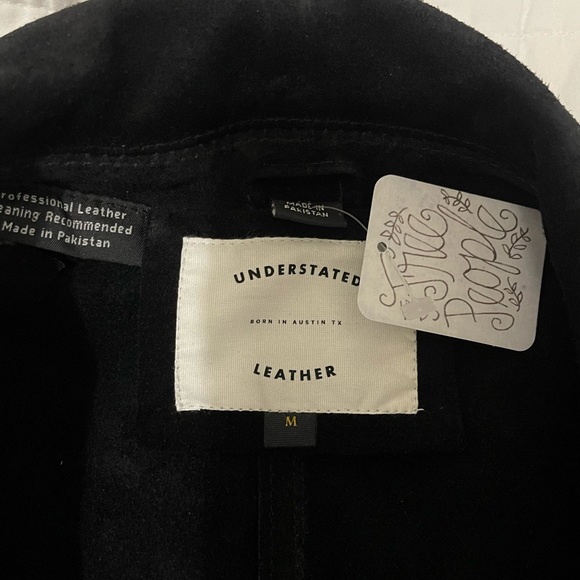 Free People Jackets & Blazers - Free People Understated Leather Jacket Fringe
